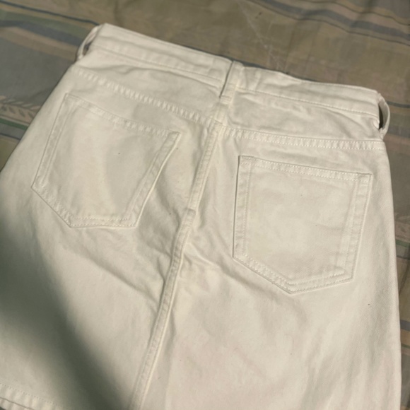 Everlane The Denim Skirt Size 26 in Bone NWT - Picture 4 of 6